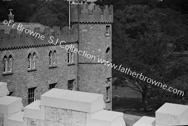 CLONGOWES CASTLE FROM ROOF OF NEW BUILDING